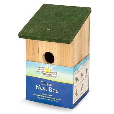 Harrisons Wooden Classic Nest Box | Luxury Home Accessories | Heulog Glow