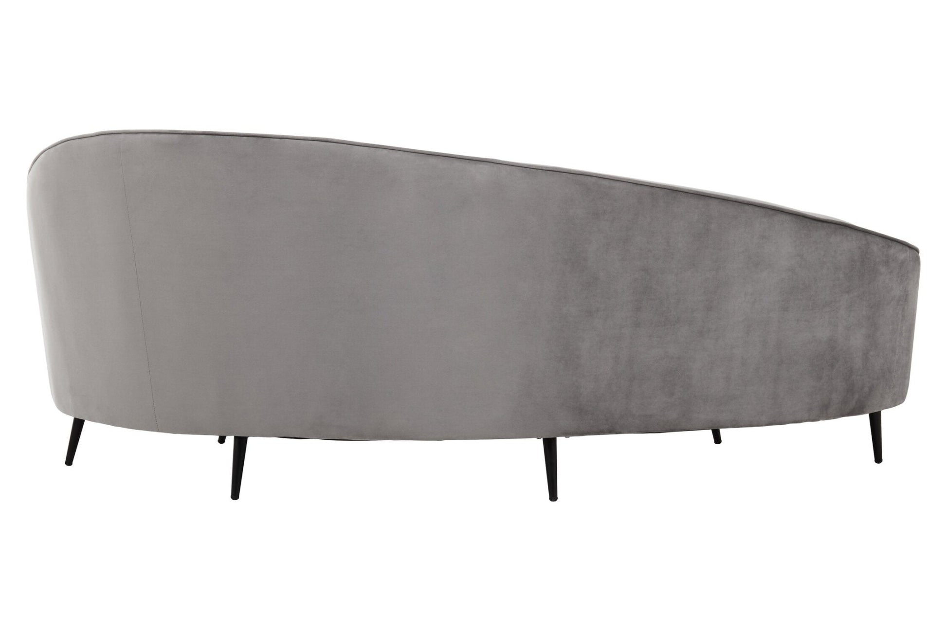 Hasina Three Seat Grey Velvet Sofa | Luxury Home Accessories | Heulog Glow