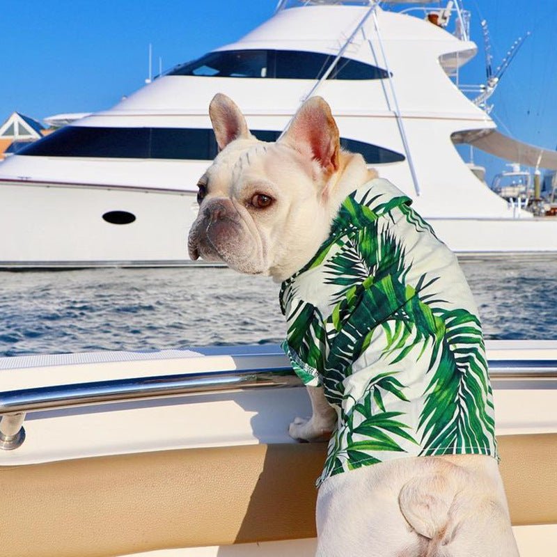Hawaiian European And American Spring Style French Fighting Corgi Shiba Dog Shirt | Luxury Home Accessories | Heulog Glow