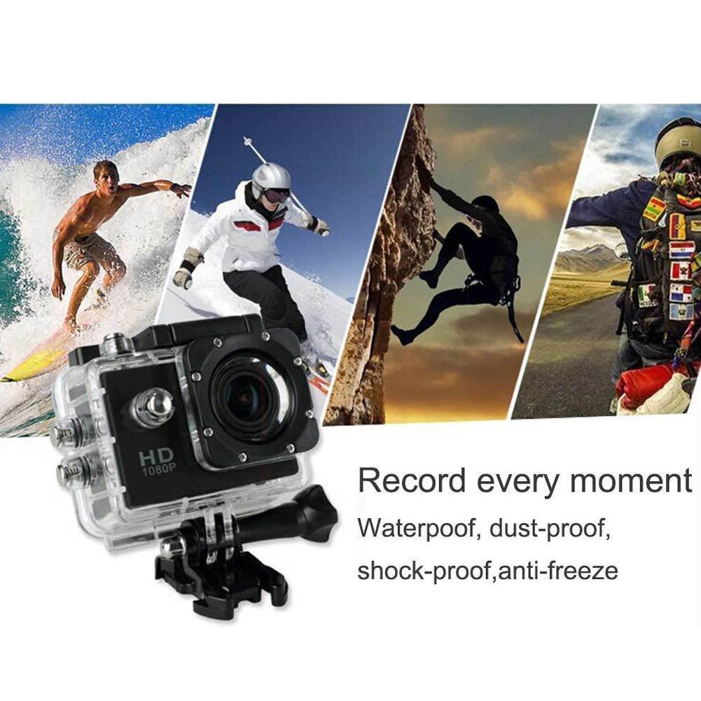HD High-definition 1080P Action Sports Waterproof DV Camera | Luxury Home Accessories | Heulog Glow