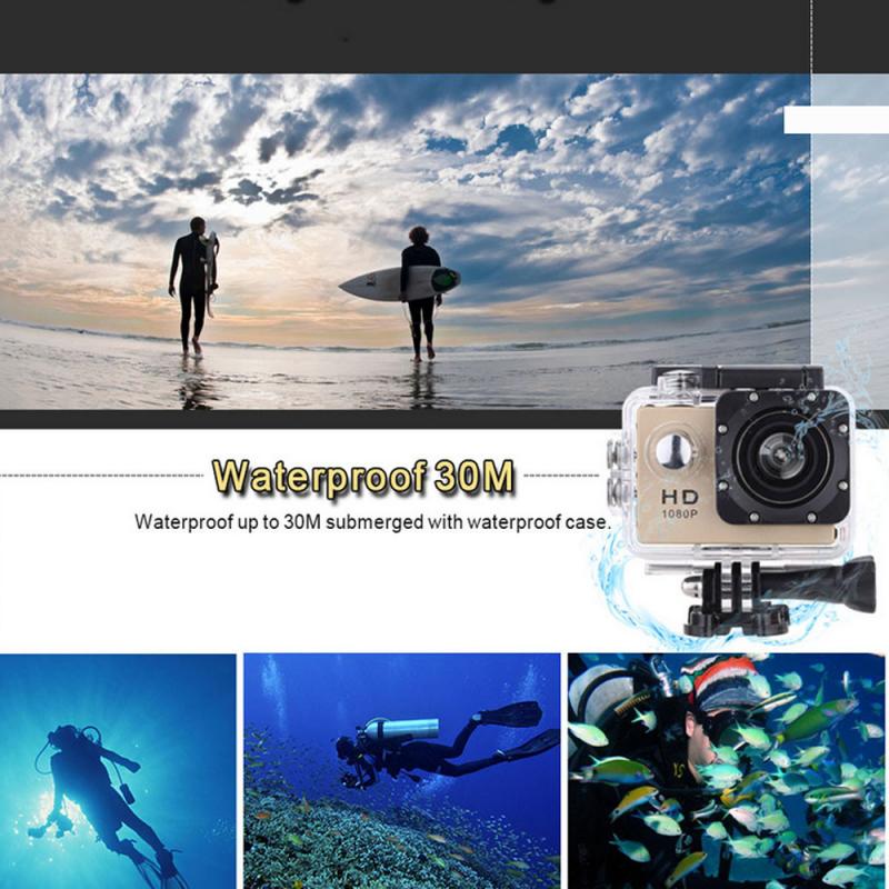 HD High-definition 1080P Action Sports Waterproof DV Camera | Luxury Home Accessories | Heulog Glow