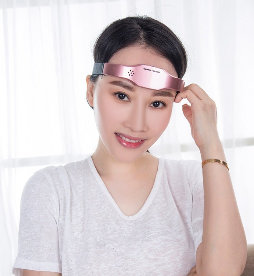 Head Massager Wireless Stress Relief Brain Massage Helmet Unisex Sleep Therapy Device | Luxury Home Accessories | Heulog Glow