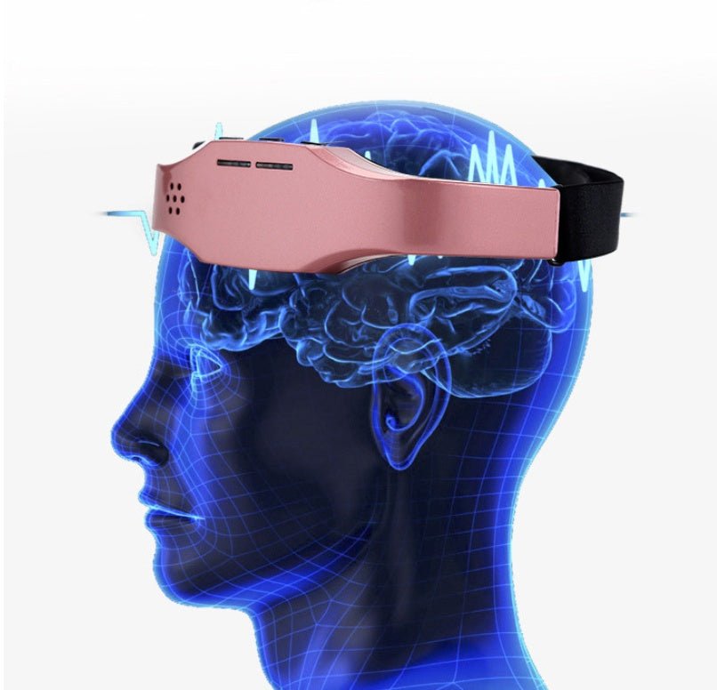 Head Massager Wireless Stress Relief Brain Massage Helmet Unisex Sleep Therapy Device | Luxury Home Accessories | Heulog Glow