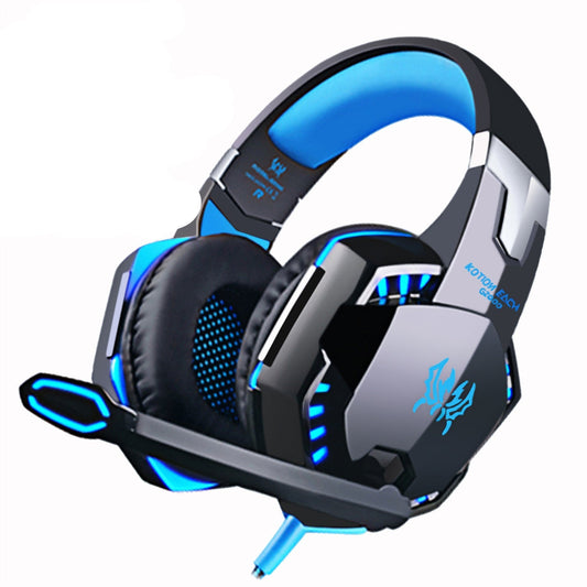 Head-Mounted Heavy Bass Gaming Headset With Microphone Noise Reduction | Luxury Home Accessories | Heulog Glow