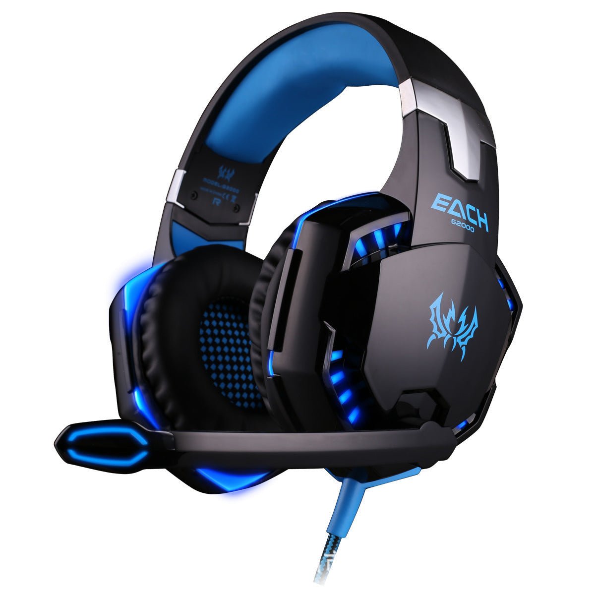Head-Mounted Heavy Bass Gaming Headset With Microphone Noise Reduction | Luxury Home Accessories | Heulog Glow