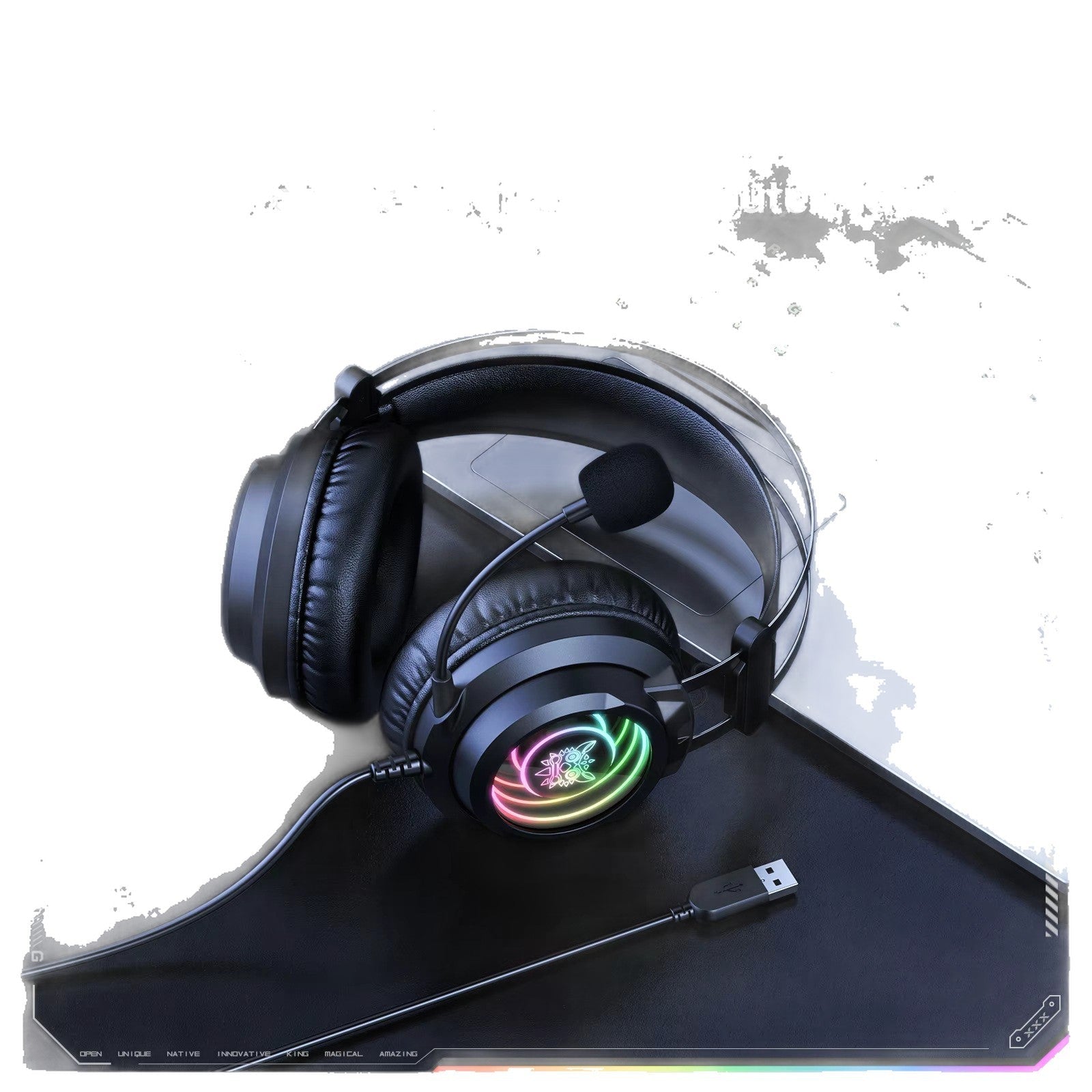 Headphones Laptop Gaming Infinite Surround Headphones | Luxury Home Accessories | Heulog Glow
