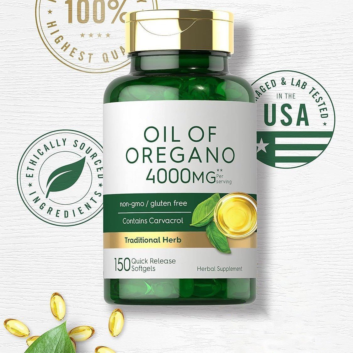 Health Care Products Oregano Oil Capsule Dietary Supplement Soft Capsules | Luxury Home Accessories | Heulog Glow
