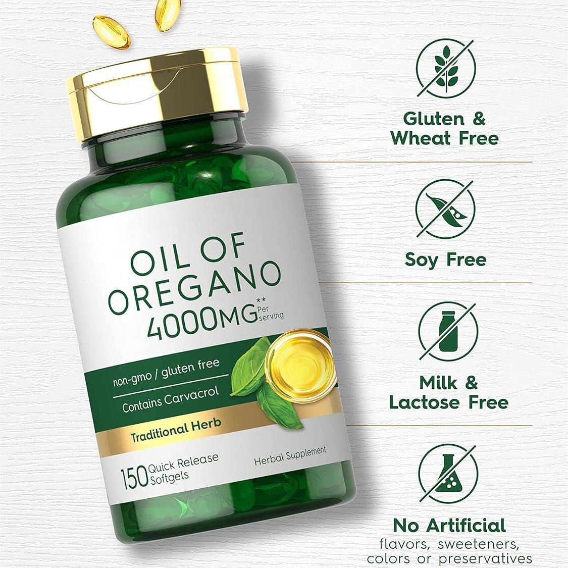 Health Care Products Oregano Oil Capsule Dietary Supplement Soft Capsules | Luxury Home Accessories | Heulog Glow