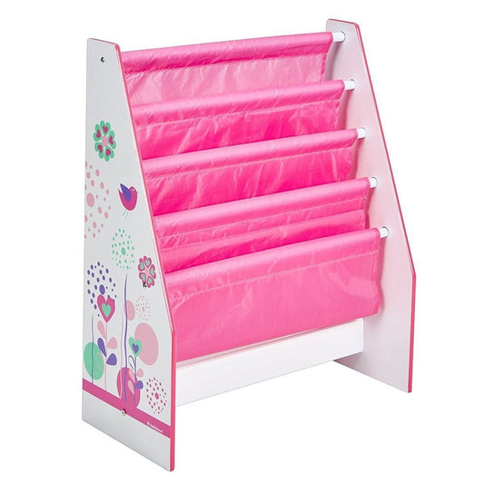 Hello Home Kids Sling Bookcase - Flowers and Birds | Luxury Home Accessories | Heulog Glow