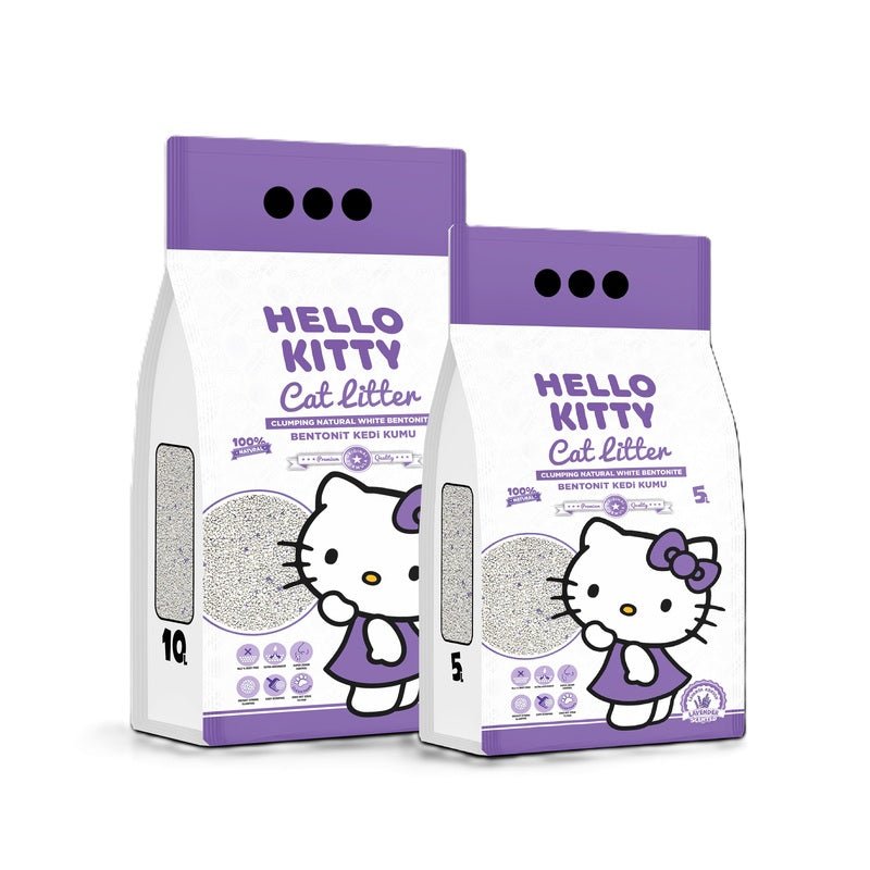 Hello Kitty Bentonite Lavender Litter 5 L | Luxury Home Accessories | Heulog Glow
