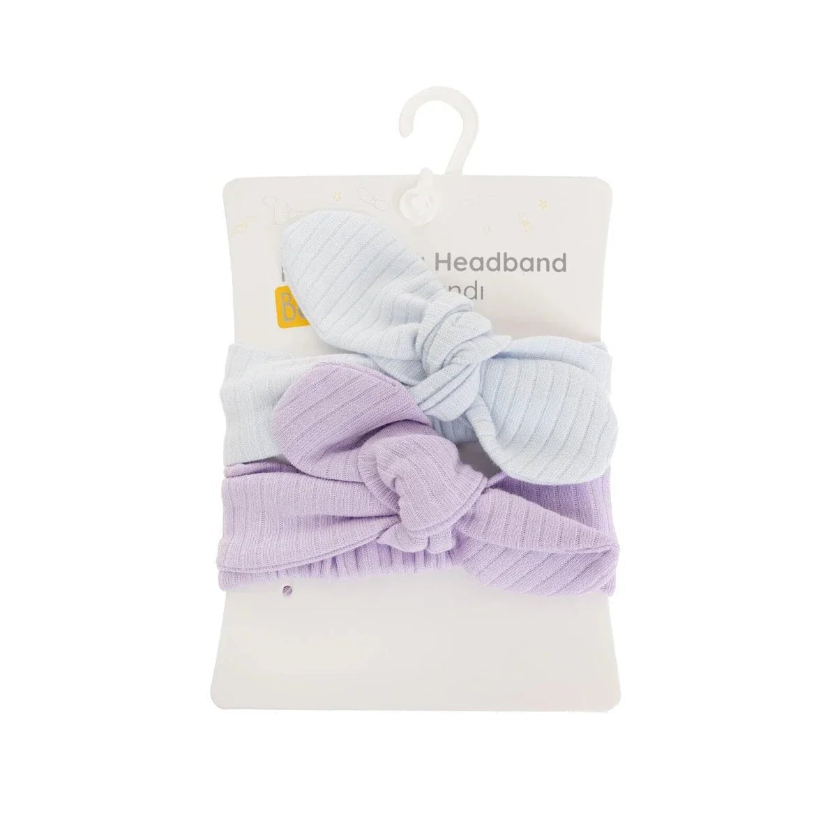 HelloBaby Baby Girl 2 Pcs Hair Bands - Purple | Luxury Home Accessories | Heulog Glow