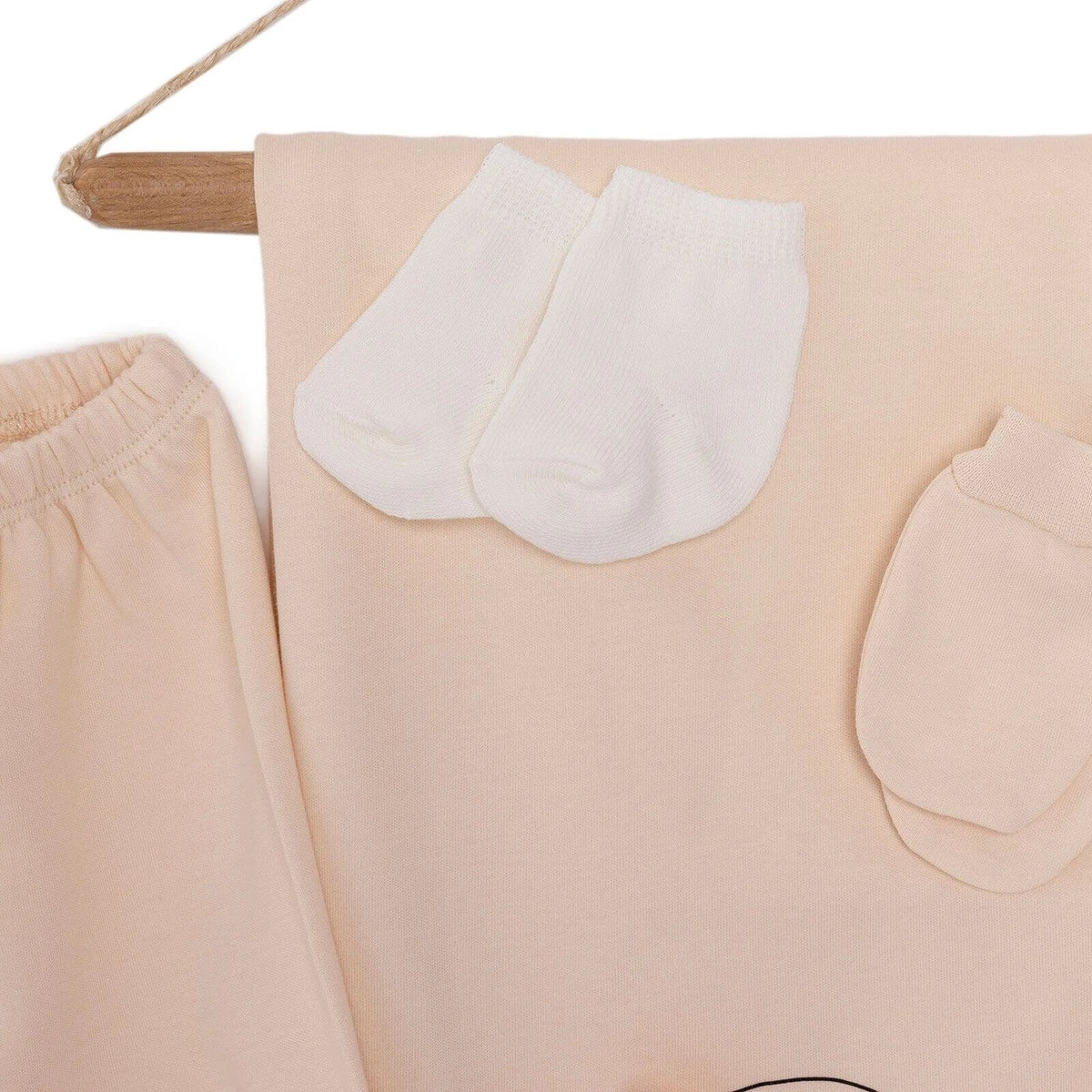 HelloBaby Boy Newborn Set 10 pcs - Ecru | Luxury Home Accessories | Heulog Glow