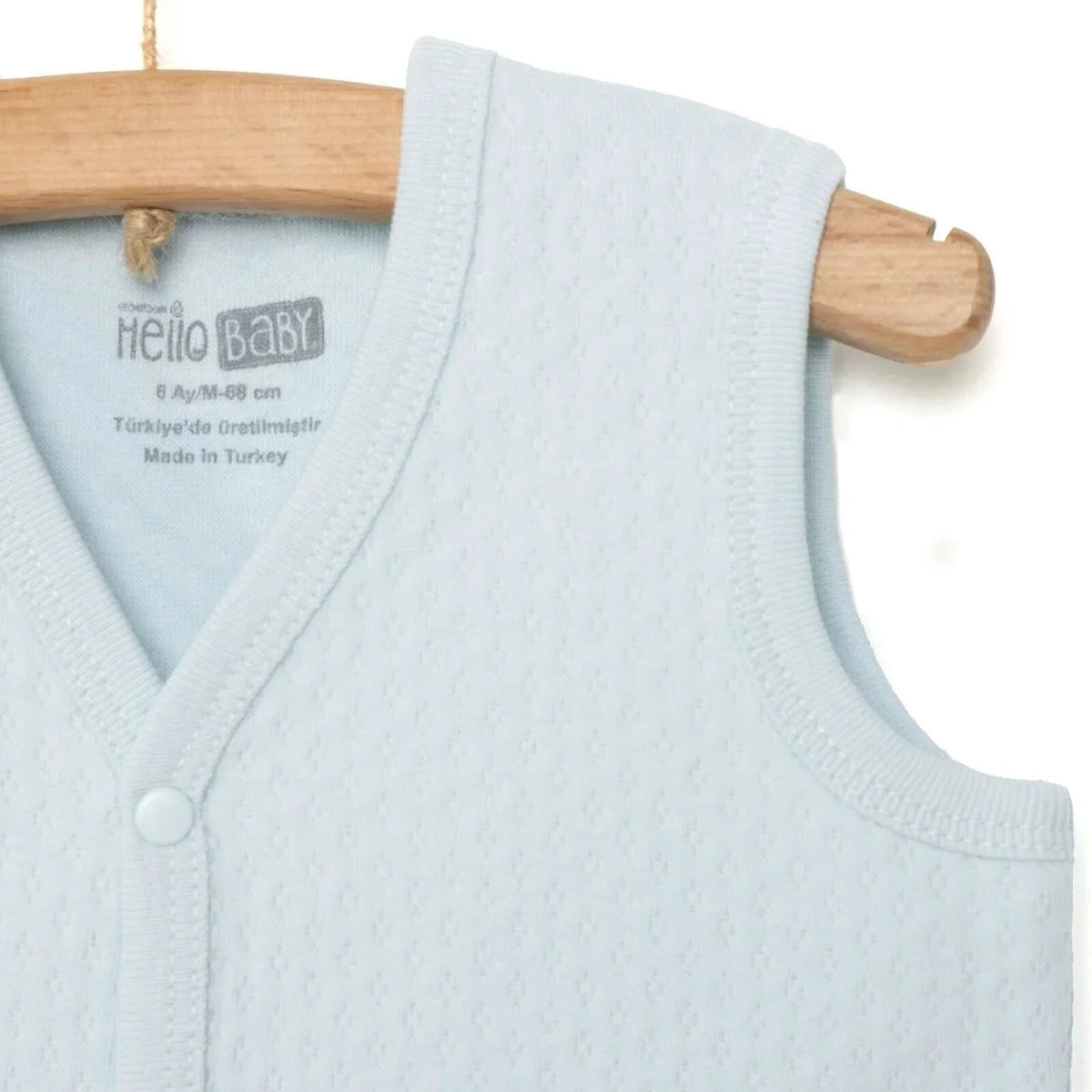 HelloBaby Boy Quilted Vest - Light Blue | Luxury Home Accessories | Heulog Glow
