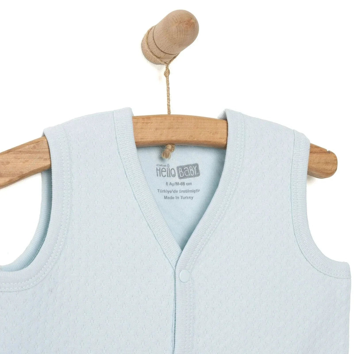 HelloBaby Boy Quilted Vest - Light Blue | Luxury Home Accessories | Heulog Glow