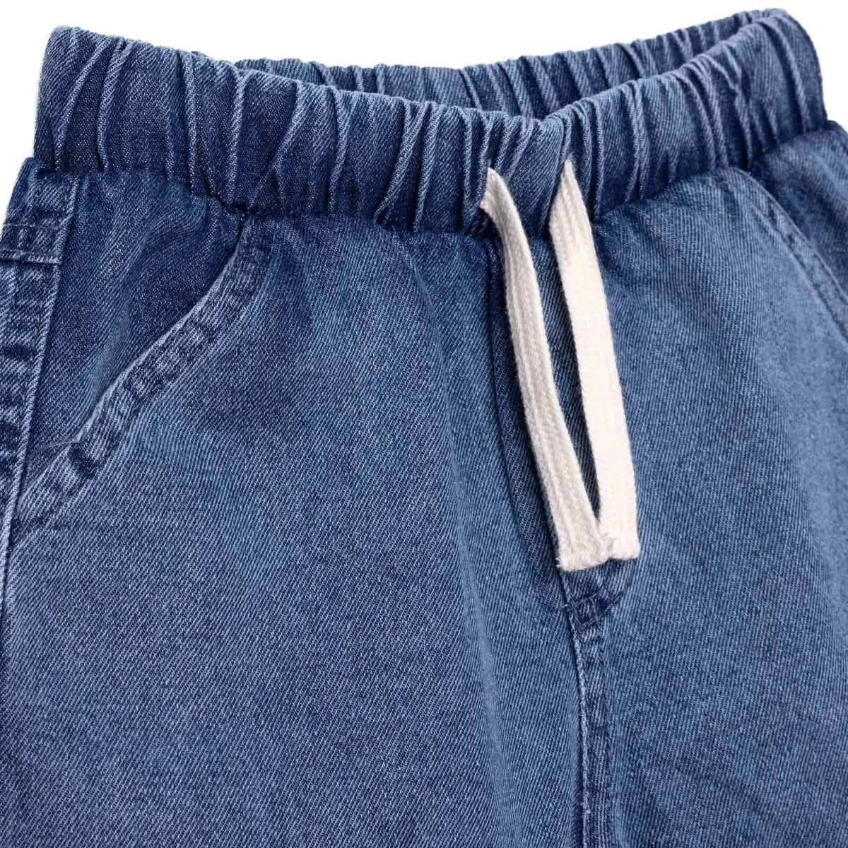 HelloBaby Boys Denim Shorts Lace-up Little Sailor Above the Knee - Blue | Luxury Home Accessories | Heulog Glow