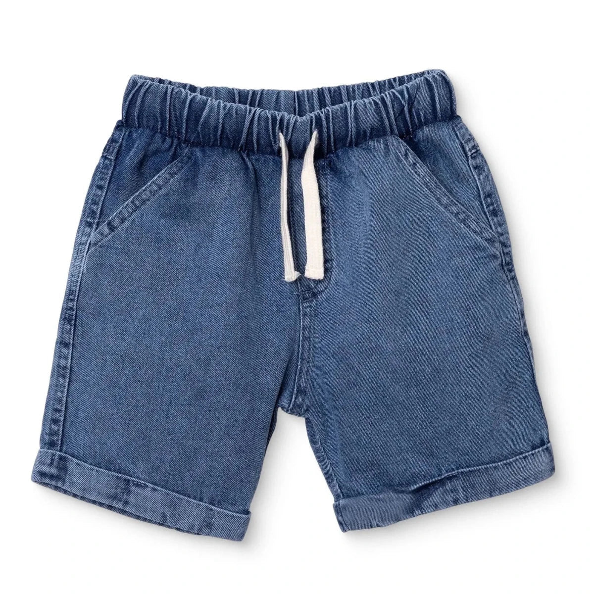 HelloBaby Boys Denim Shorts Lace-up Little Sailor Above the Knee - Blue | Luxury Home Accessories | Heulog Glow