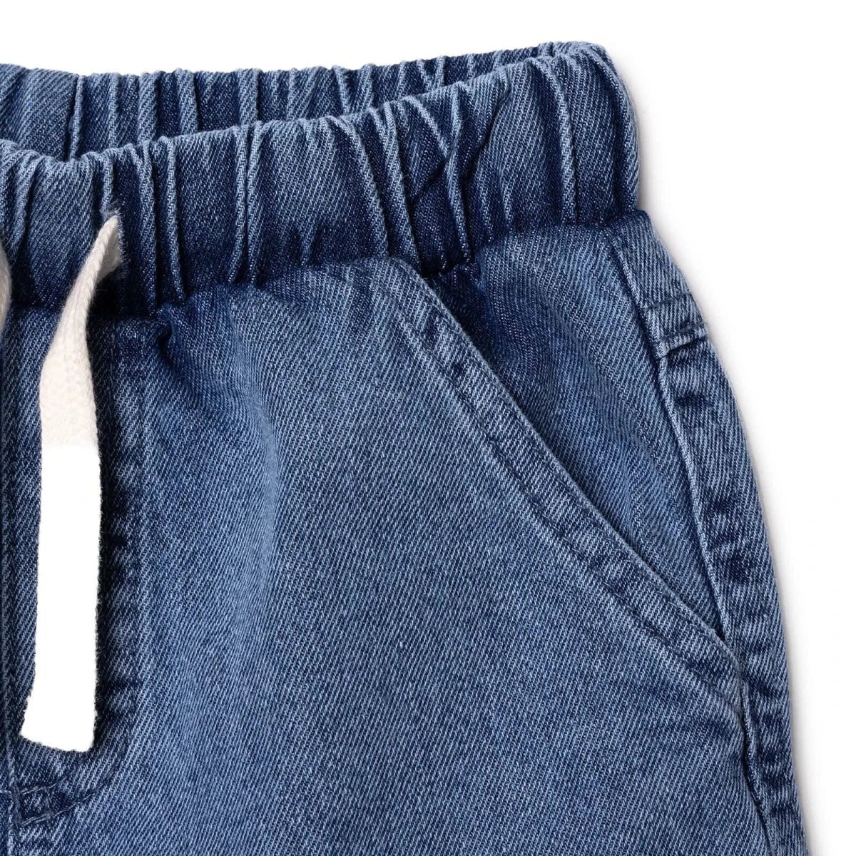 HelloBaby Boys Denim Shorts Lace-up Little Sailor Above the Knee - Blue | Luxury Home Accessories | Heulog Glow