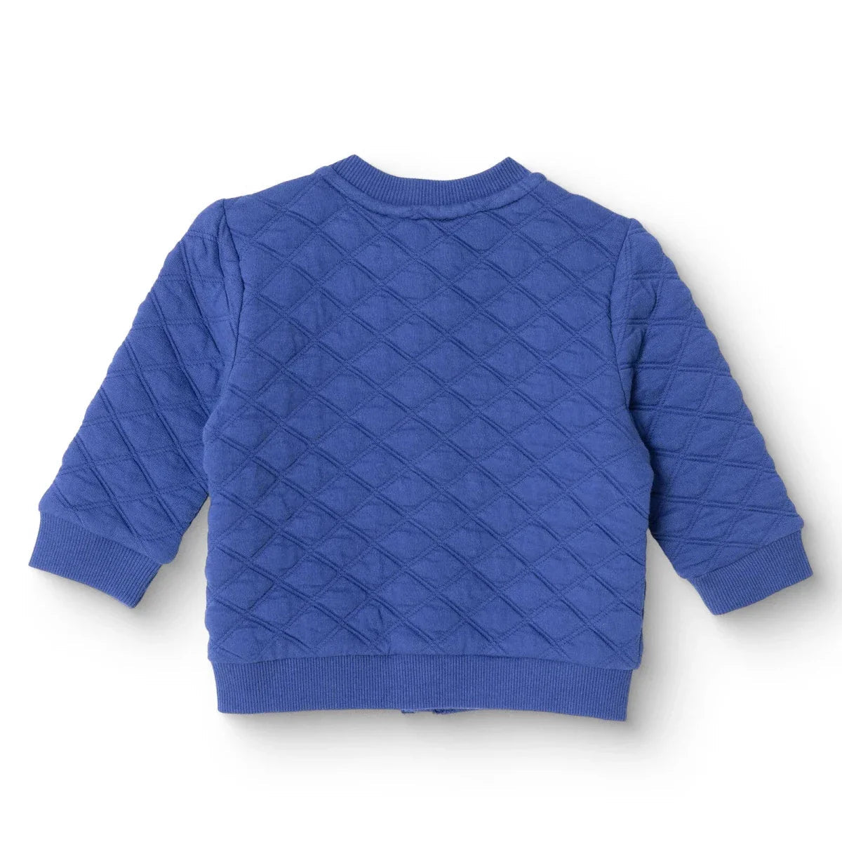 HelloBaby Boys Quilted Cardigan Nautical Print Zip Fastening Little Sailor Crew Neck Long Sleeve - Navy Blue | Luxury Home Accessories | Heulog Glow