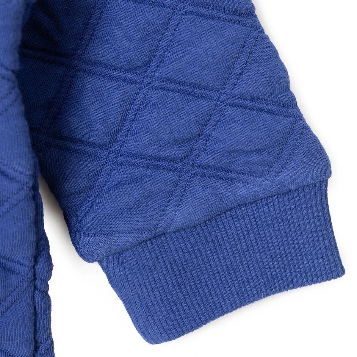 HelloBaby Boys Quilted Cardigan Nautical Print Zip Fastening Little Sailor Crew Neck Long Sleeve - Navy Blue | Luxury Home Accessories | Heulog Glow