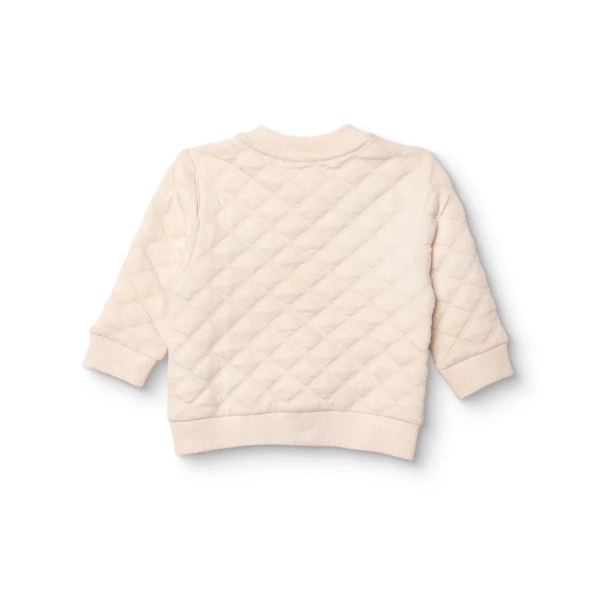 HelloBaby Boys Quilted Cardigan Zip Fastening Little Car Mandarin Collar Long Sleeve - Ecru | Luxury Home Accessories | Heulog Glow