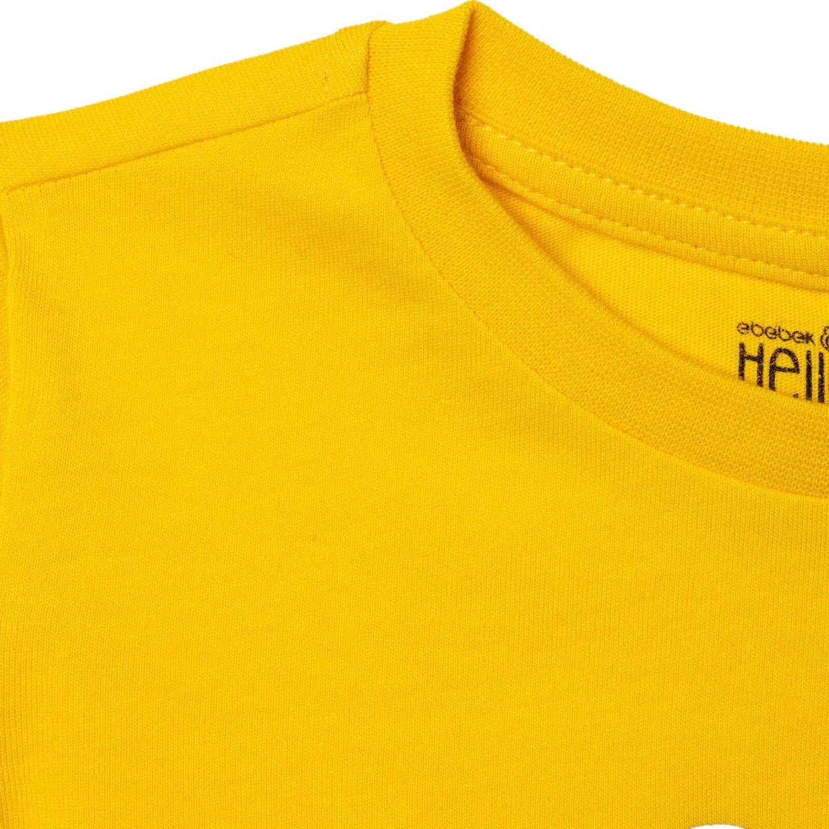 HelloBaby Boys T-shirt Animal Print Crew Neck Short Sleeve - Yellow | Luxury Home Accessories | Heulog Glow