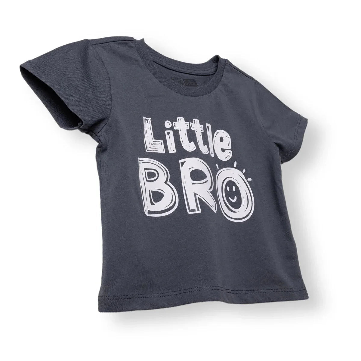 HelloBaby Boys T-shirt Slogan Print Crew Neck Short Sleeve - Charcoal | Luxury Home Accessories | Heulog Glow