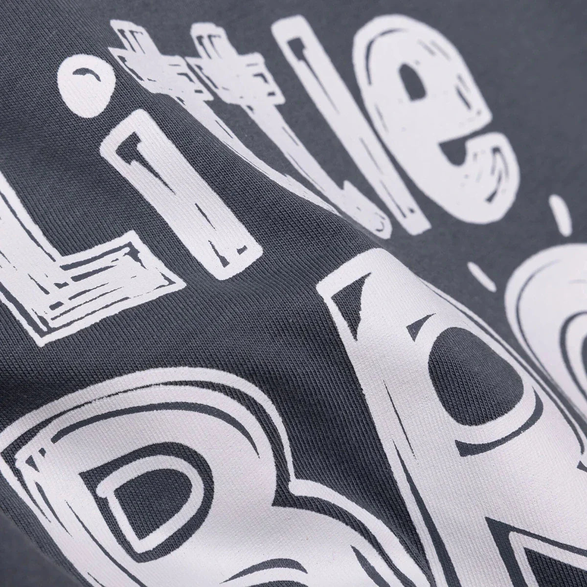 HelloBaby Boys T-shirt Slogan Print Crew Neck Short Sleeve - Charcoal | Luxury Home Accessories | Heulog Glow