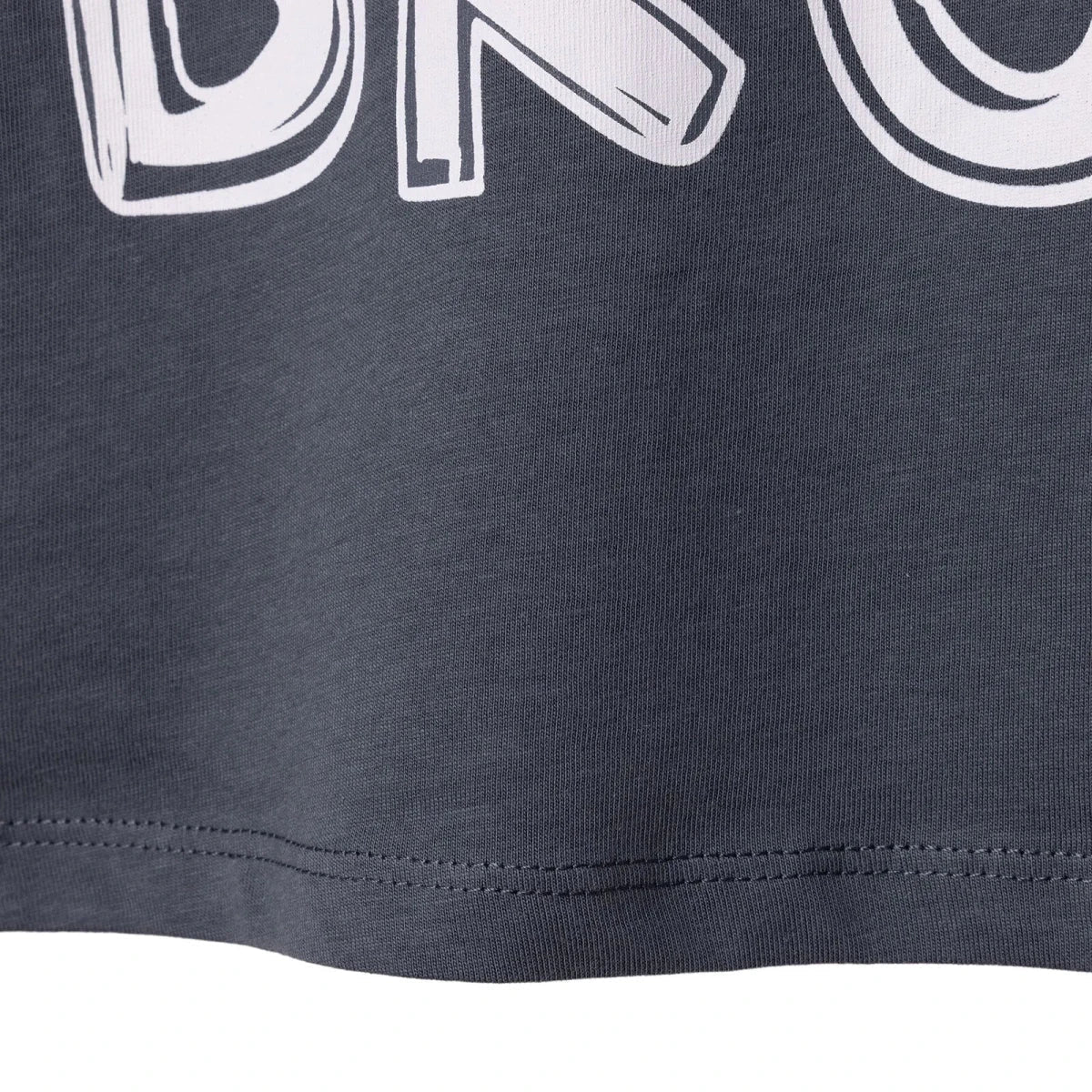 HelloBaby Boys T-shirt Slogan Print Crew Neck Short Sleeve - Charcoal | Luxury Home Accessories | Heulog Glow