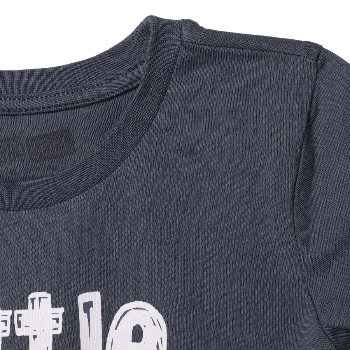 HelloBaby Boys T-shirt Slogan Print Crew Neck Short Sleeve - Charcoal | Luxury Home Accessories | Heulog Glow