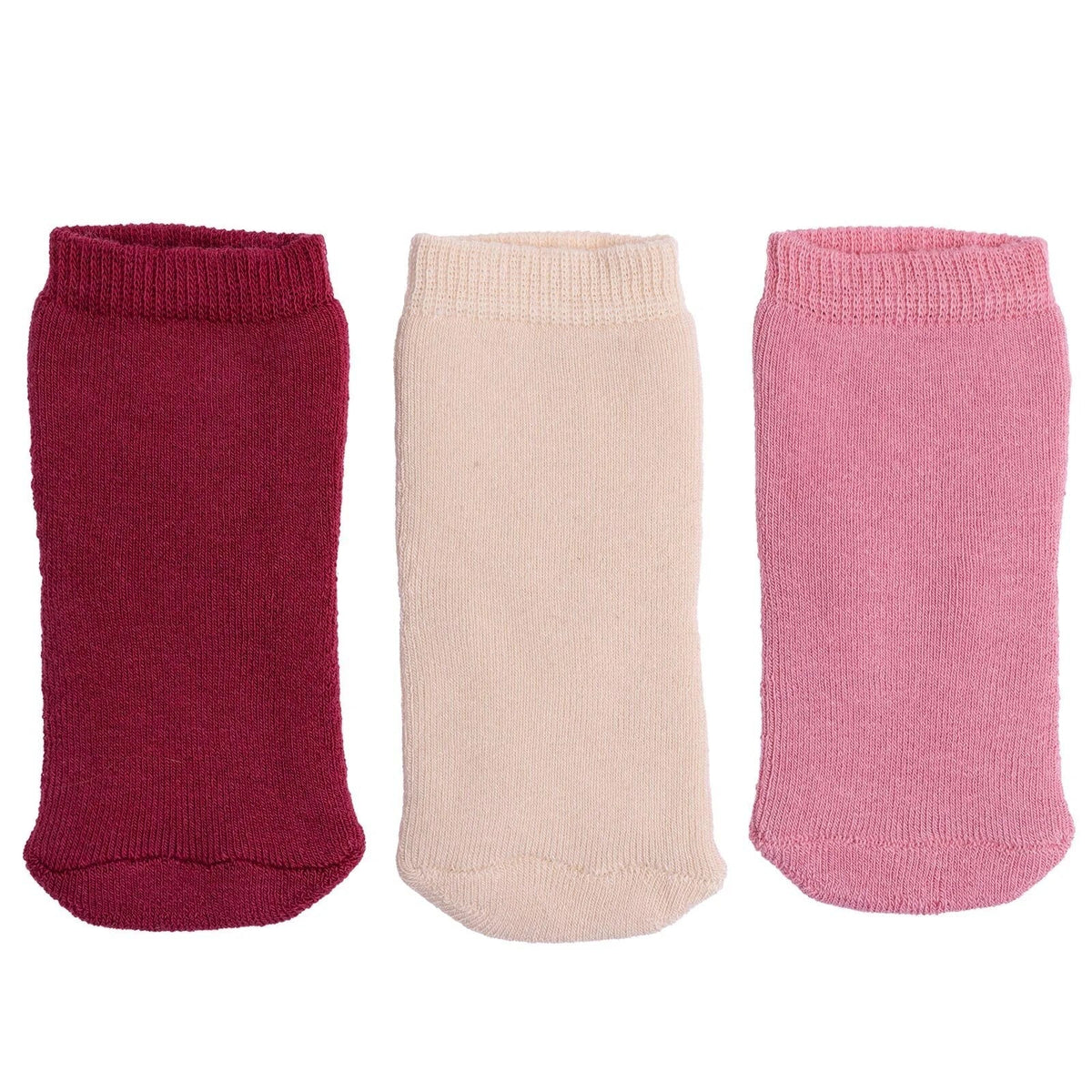 HelloBaby Girl Chenille Socks 3 Pack - Light Rose | Luxury Home Accessories | Heulog Glow