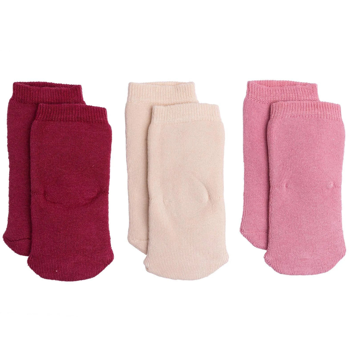 HelloBaby Girl Chenille Socks 3 Pack - Light Rose | Luxury Home Accessories | Heulog Glow