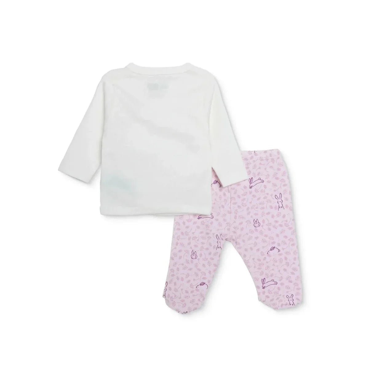 HelloBaby Girls 5-Piece Newborn Hospital Box Set Animal Print Snap Fastening Envelope Neck Full Leng - Ecru | Luxury Home Accessories | Heulog Glow