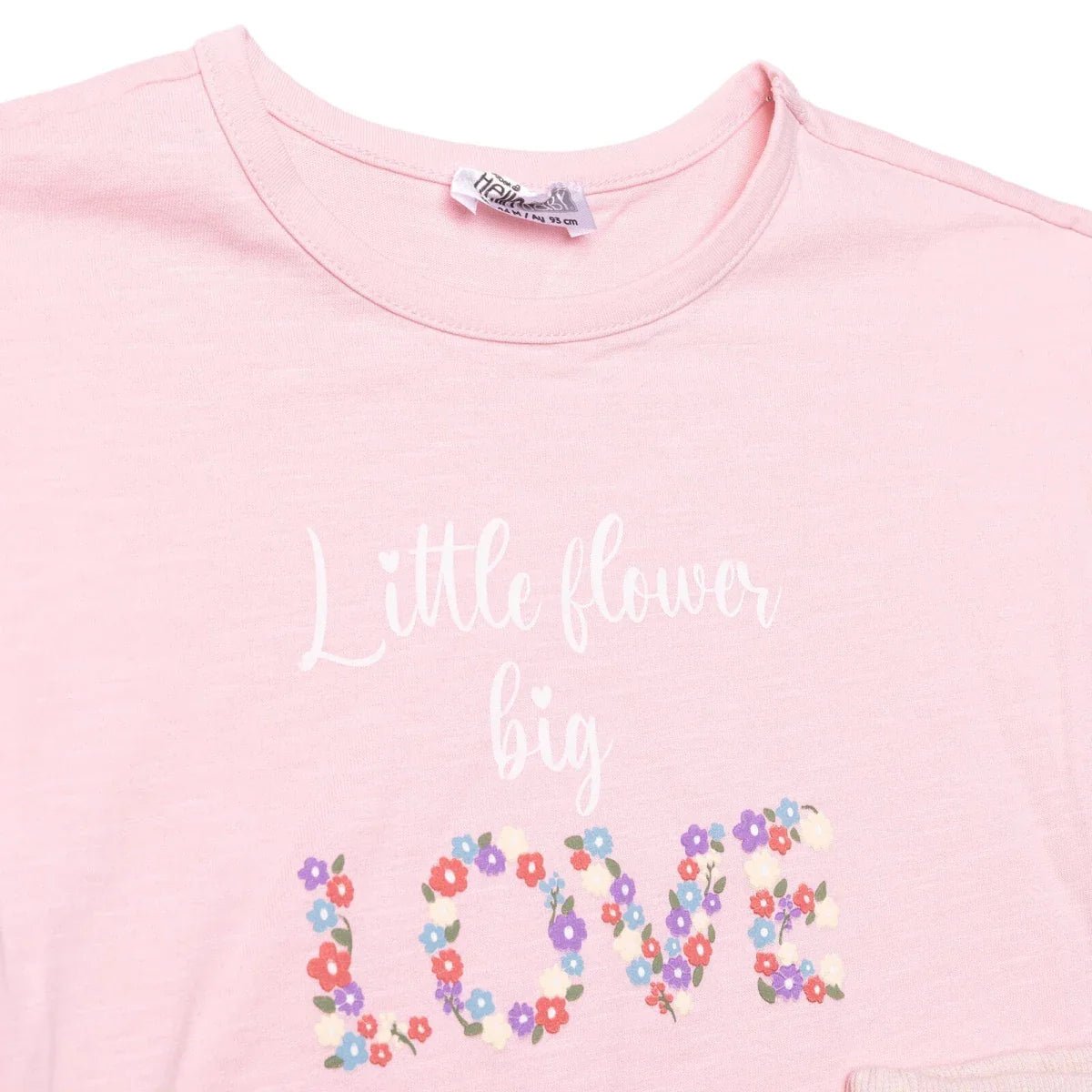 HelloBaby Girls Blouse & Leggings Set Text Print Pastel Dreams Crew Neck Full Length Short Sleeve - Pink | Luxury Home Accessories | Heulog Glow