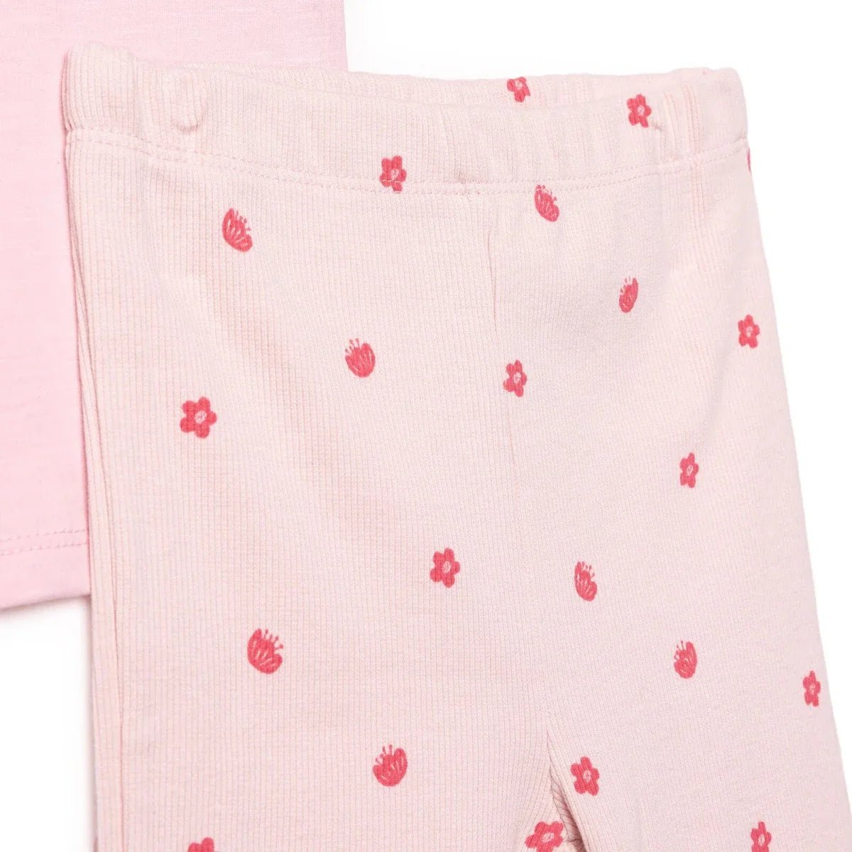HelloBaby Girls Blouse & Leggings Set Text Print Pastel Dreams Crew Neck Full Length Short Sleeve - Pink | Luxury Home Accessories | Heulog Glow