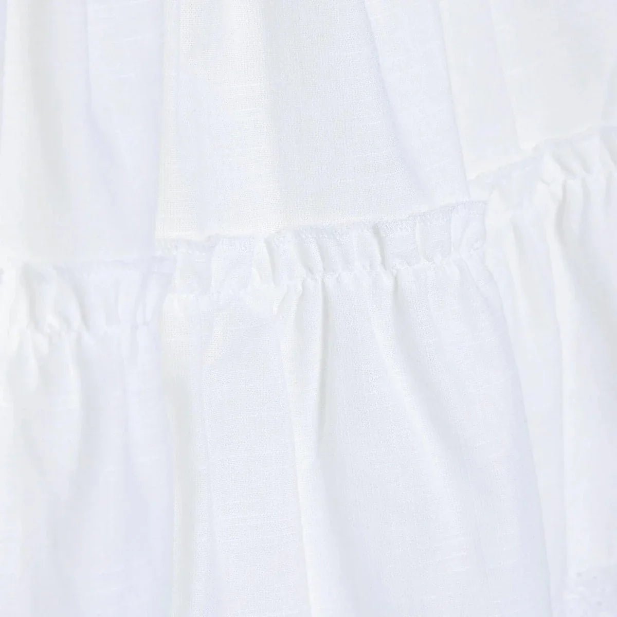 HelloBaby Girls Dress Buttoned Berry Belle Crew Neck Short Sleeve - Ecru | Luxury Home Accessories | Heulog Glow