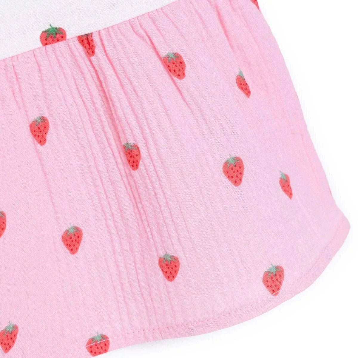 HelloBaby Girls Dress Buttoned Berry Belle Crew Neck Short Sleeve - Pink Printed | Luxury Home Accessories | Heulog Glow