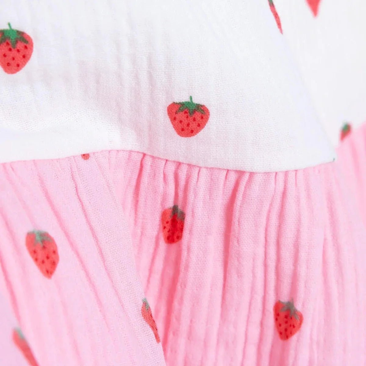 HelloBaby Girls Dress Buttoned Berry Belle Crew Neck Short Sleeve - Pink Printed | Luxury Home Accessories | Heulog Glow