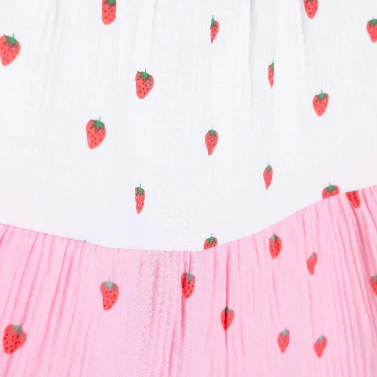 HelloBaby Girls Dress Buttoned Berry Belle Crew Neck Short Sleeve - Pink Printed | Luxury Home Accessories | Heulog Glow