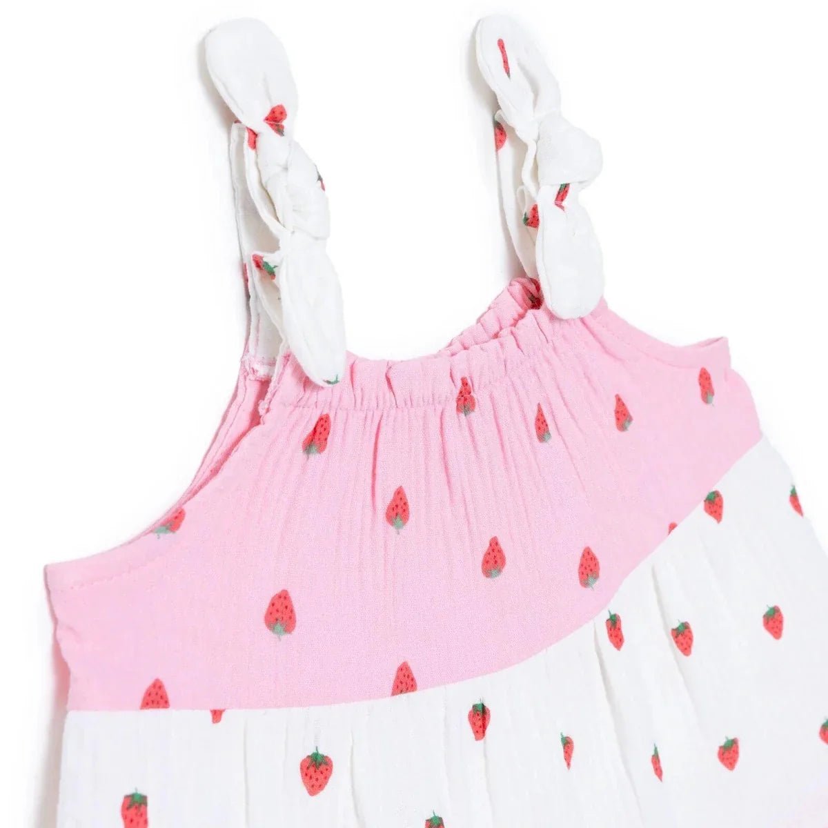 HelloBaby Girls Dress Buttoned Berry Belle Crew Neck Short Sleeve - Pink Printed | Luxury Home Accessories | Heulog Glow