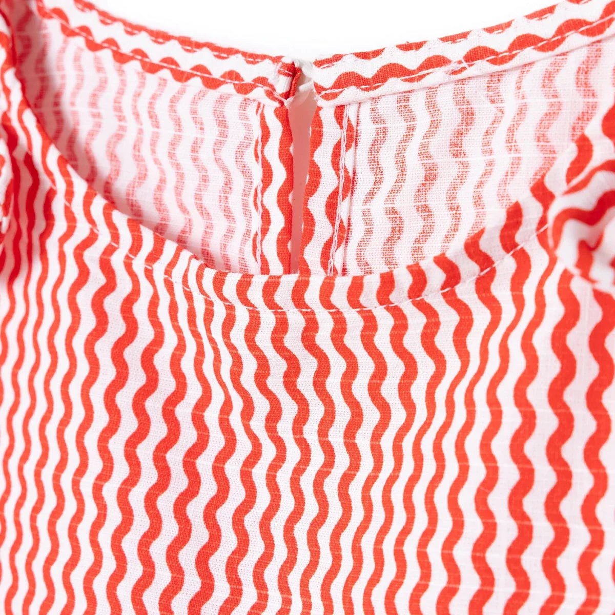HelloBaby Girls Dress Buttoned Berry Belle Crew Neck Strappy - Coral Printed | Luxury Home Accessories | Heulog Glow