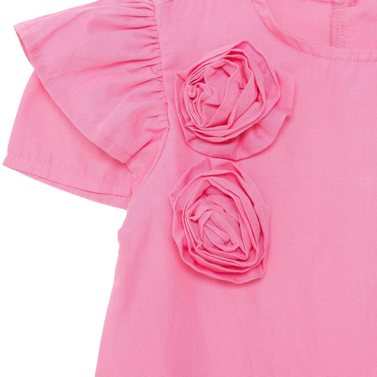 HelloBaby Girls Dress Flower Flower Garden Crew Neck Short Sleeve - Pink | Luxury Home Accessories | Heulog Glow