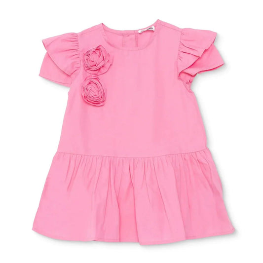 HelloBaby Girls Dress Flower Flower Garden Crew Neck Short Sleeve - Pink | Luxury Home Accessories | Heulog Glow