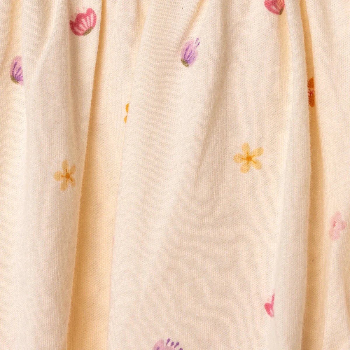 HelloBaby Girls Dress Polka Dot Print Pastel Dreams Crew Neck Long Sleeve - Ecru Printed | Luxury Home Accessories | Heulog Glow