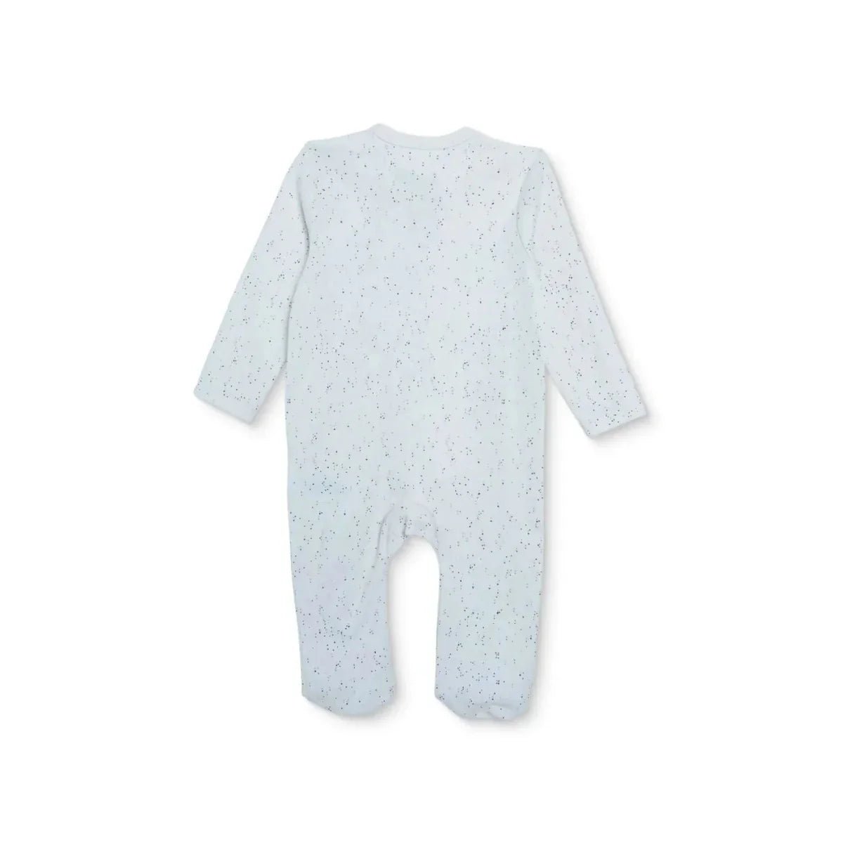 HelloBaby Girls Footed Sleepsuit Polka Dot Print Zip Fastening Crew Neck Full Length Long Sleeve - Ecru | Luxury Home Accessories | Heulog Glow