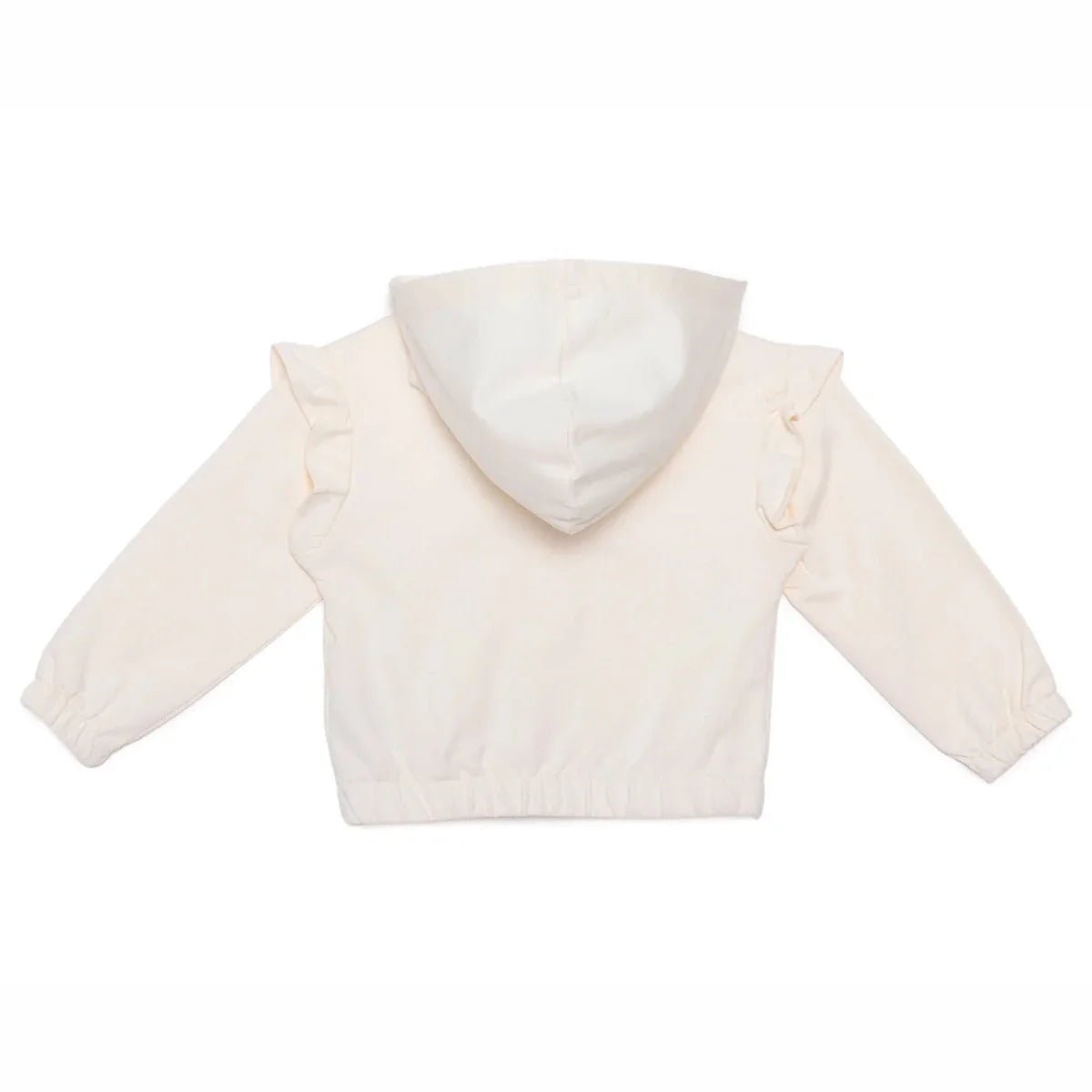 HelloBaby Girls Hooded Cardigan Crew Neck Long Sleeve - Ecru | Luxury Home Accessories | Heulog Glow