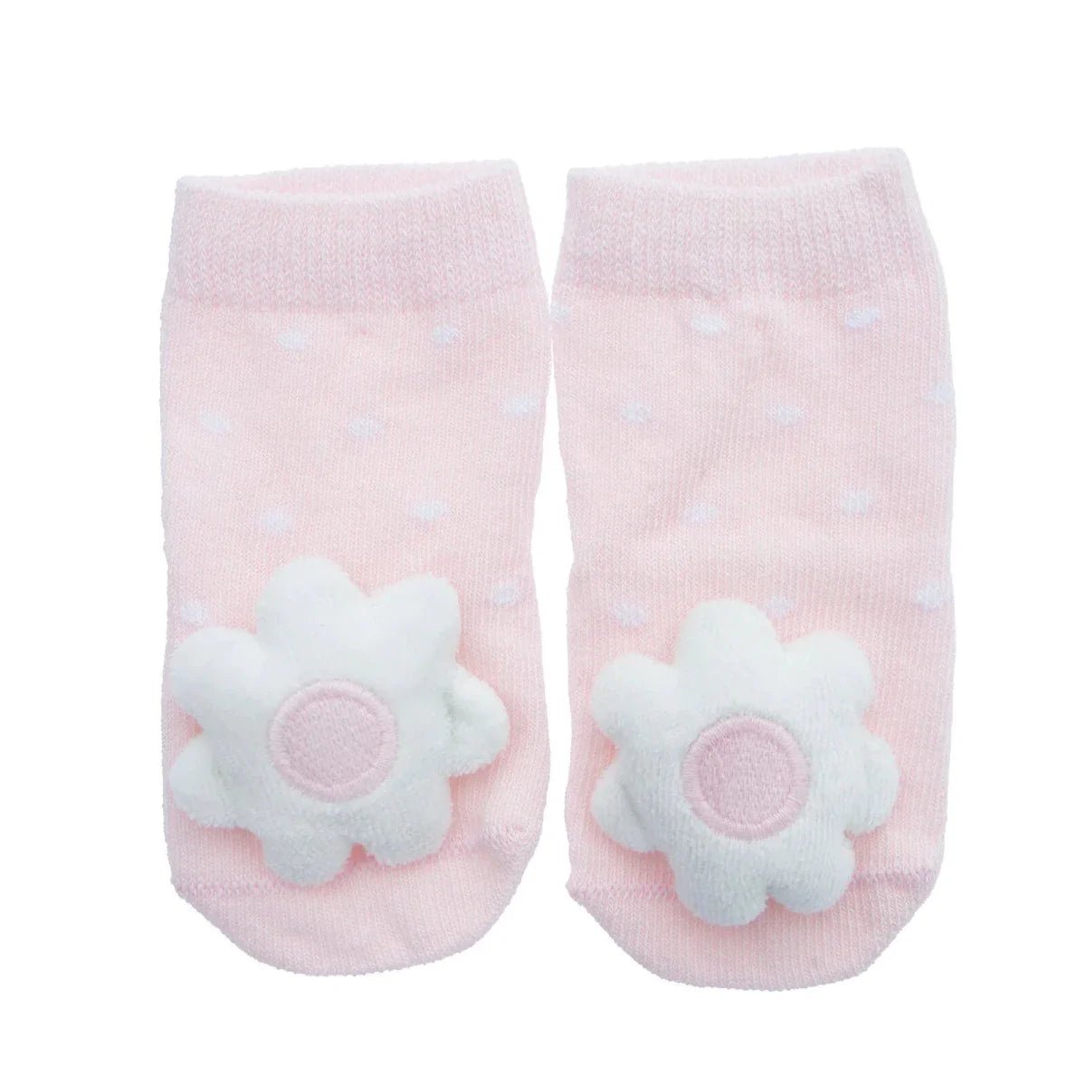 HelloBaby Girls Playful Socks Flower - Pink | Luxury Home Accessories | Heulog Glow