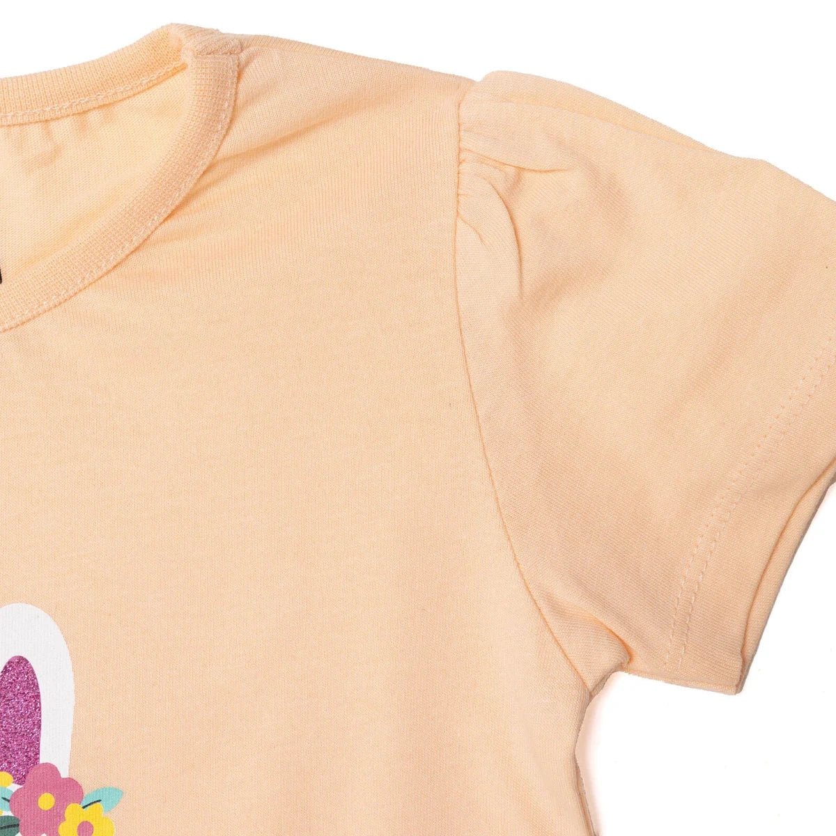 HelloBaby Girls T-shirt Animal Print Crew Neck Short Sleeve - Salmon | Luxury Home Accessories | Heulog Glow