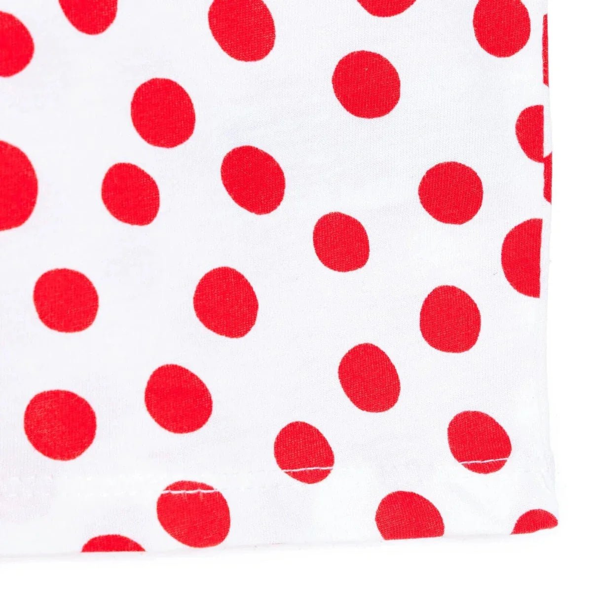 HelloBaby Girls T-shirt Polka Dot Print Crew Neck Short Sleeve - Red | Luxury Home Accessories | Heulog Glow