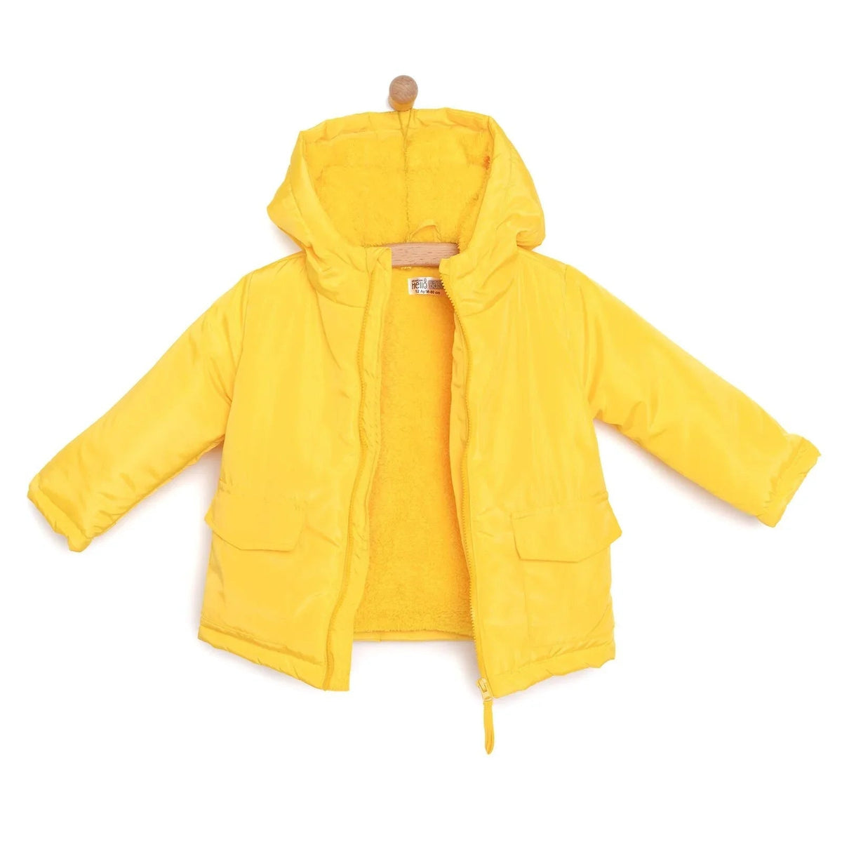 HelloBaby Hooded Coat - Yellow | Luxury Home Accessories | Heulog Glow