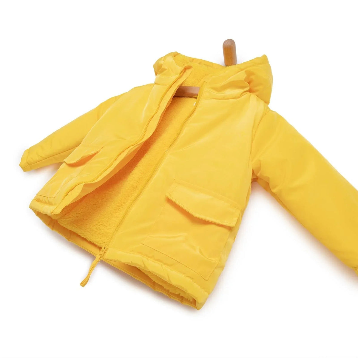 HelloBaby Hooded Coat - Yellow | Luxury Home Accessories | Heulog Glow